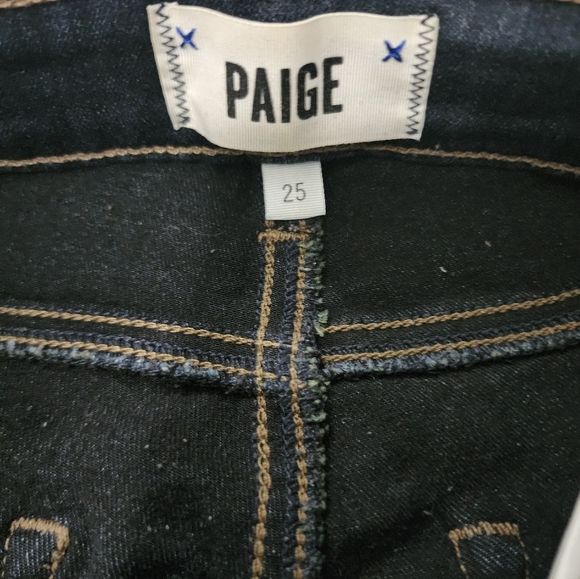 Paige Hoxton High Waist Ultra Skinny Jeans (mona) Size 25 - Picture 5 of 7